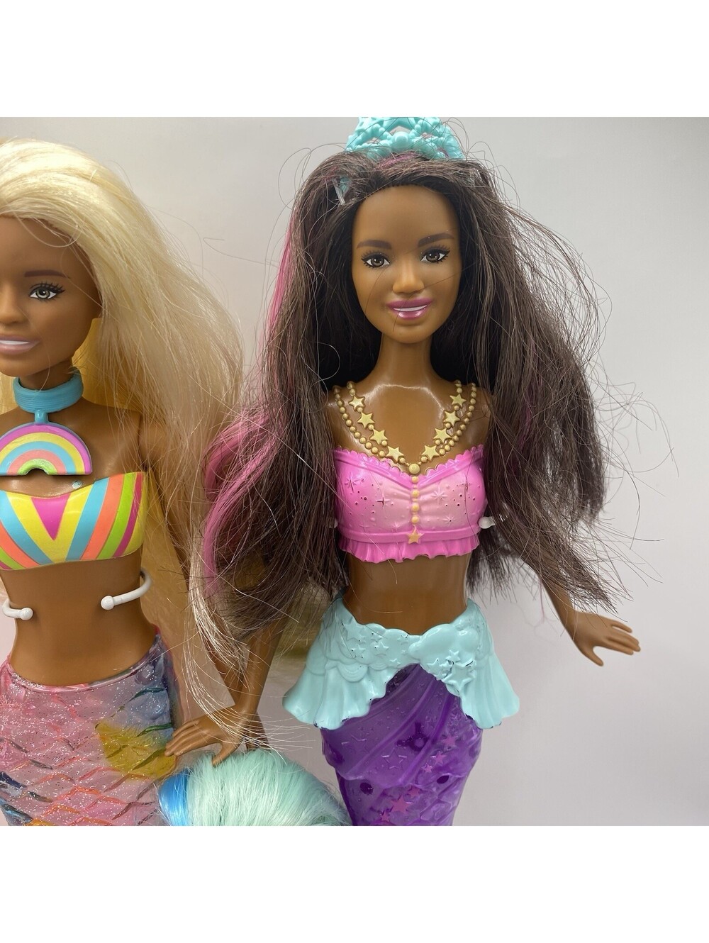 Barbie Dreamtopia Mermaid Lot Of 3- Color Reveal,Mermaid Lights, Chelsea, B7 - Picture 2 of 9